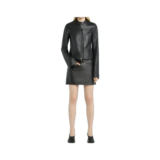 Heritage Leather Mini Skirt