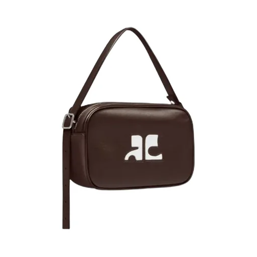 Reedition Logo Patch Zip-Up Shoulder Bag