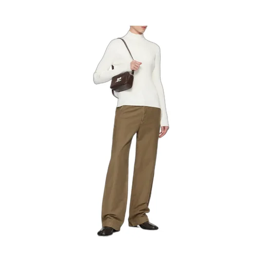 Reedition Logo Patch Zip-Up Shoulder Bag