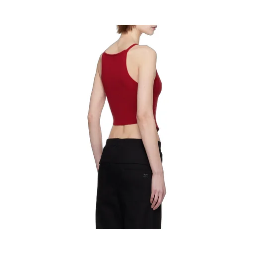 Pointy Rib Knit Tank Top
