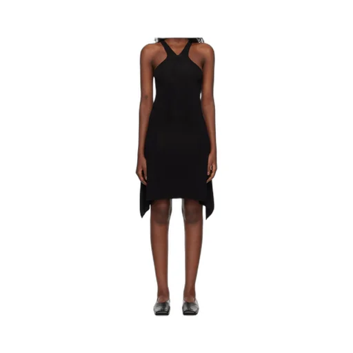 Criss-Cross Jersey Mini Dress