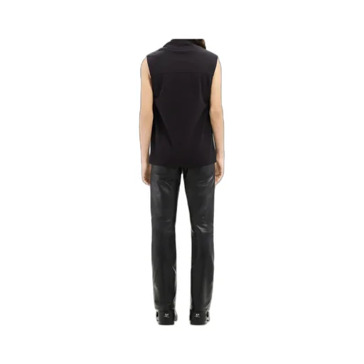 Draped-Detail Cotton Tank Top
