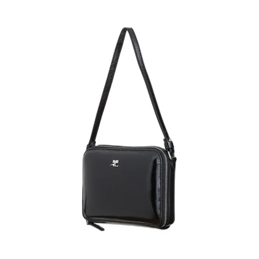 Zippered Shoulder Bag