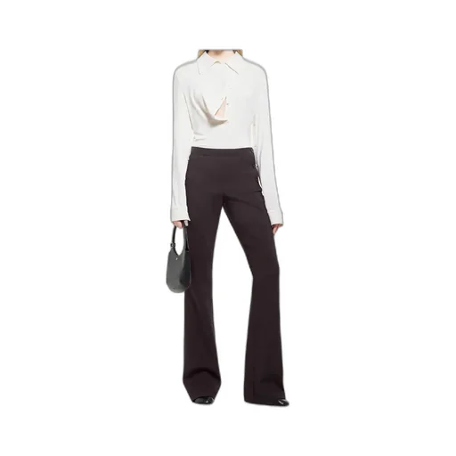 Oblique Tailored Flared Pants