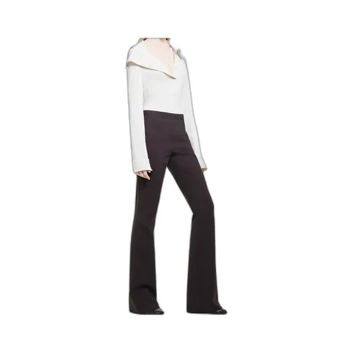 Oblique Tailored Flared Pants