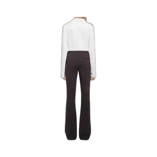 Oblique Tailored Flared Pants