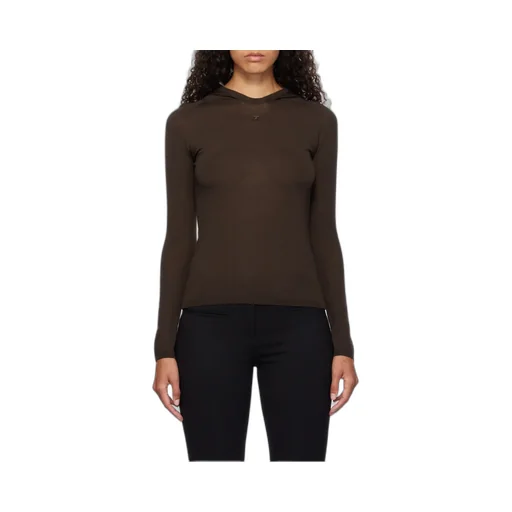 Hooded Knitted Top