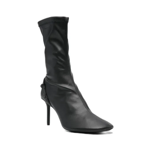 Oblique Zipped Boots