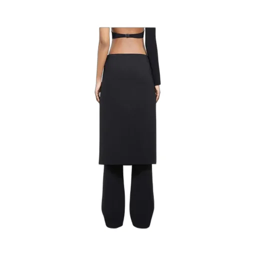 Button Detail Skirt