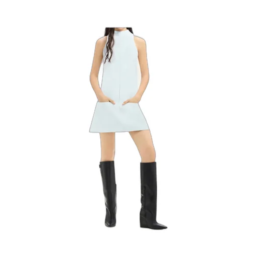 Sleeveless A-Line Dress