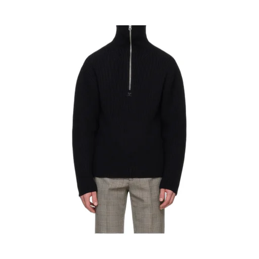 Ribbed Hooded Jumper