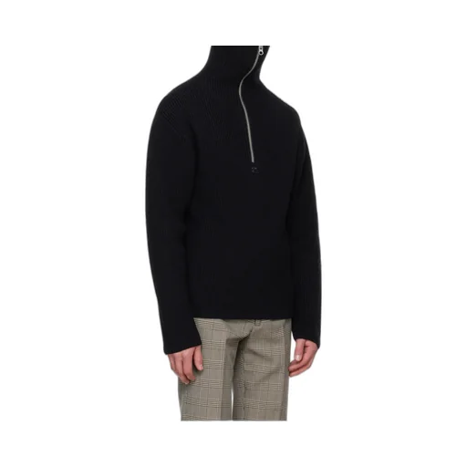 Ribbed Hooded Jumper