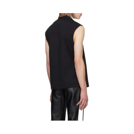 Draped-Detail Cotton Tank Top