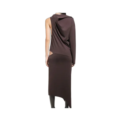 Off-Shoulder Cut-Out Midi Dress