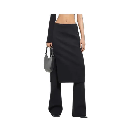 Button Detail Skirt