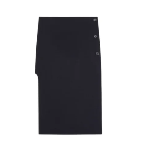 Button Detail Skirt