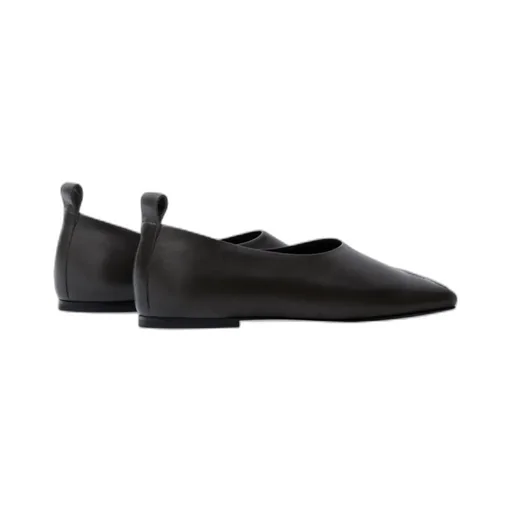 Minimal Square-Toe Loafers