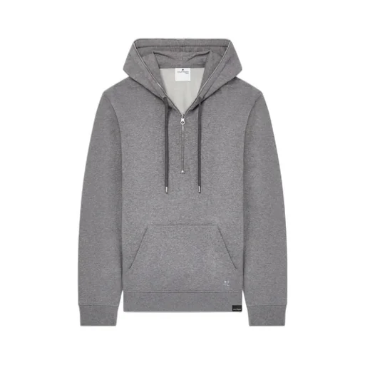 Zip Detailed Drawstring Hoodie