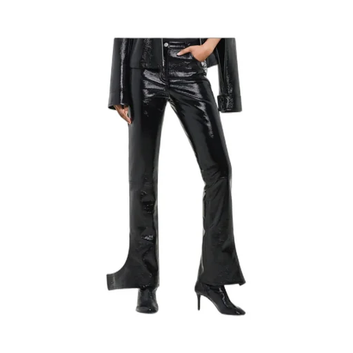 Cropped Vinyl Pant