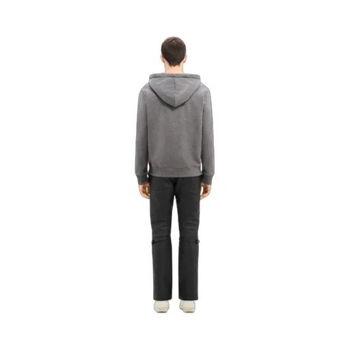 Zip Detailed Drawstring Hoodie