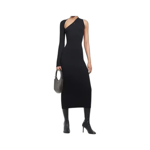 Ribbed-Knit Maxi Dress