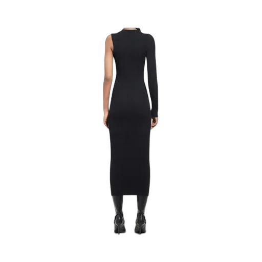 Ribbed-Knit Maxi Dress