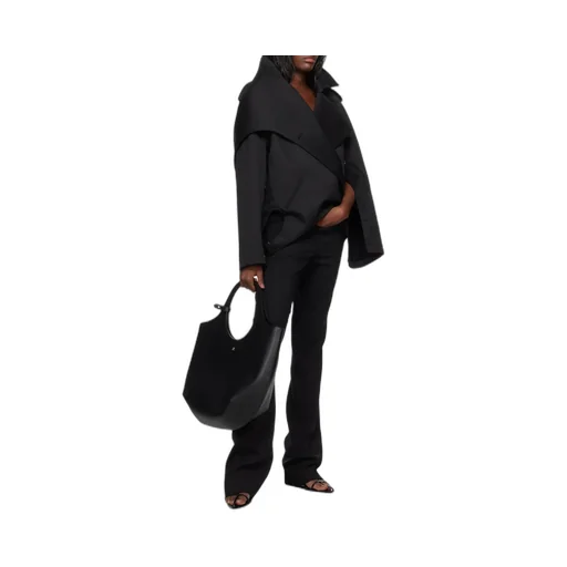 Oblique Short Trench Coat