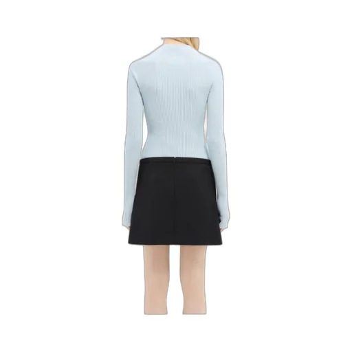 Engineered Light Rib Mock Neck Jumper