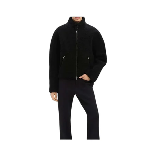 Logo-Patch Fleece Bomber Jacket