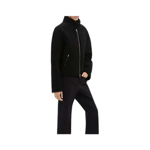 Logo-Patch Fleece Bomber Jacket