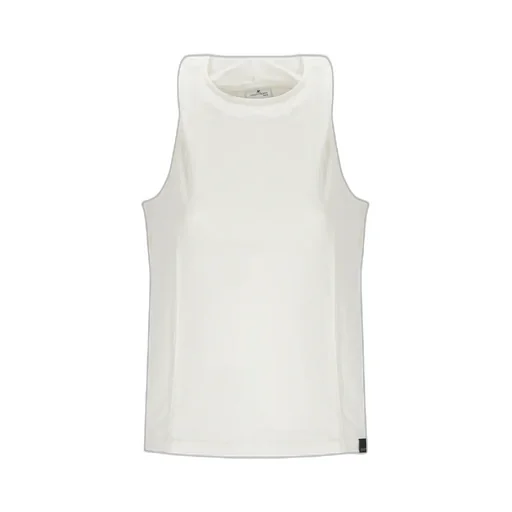 Logo Embroidered Hooded Tank Top