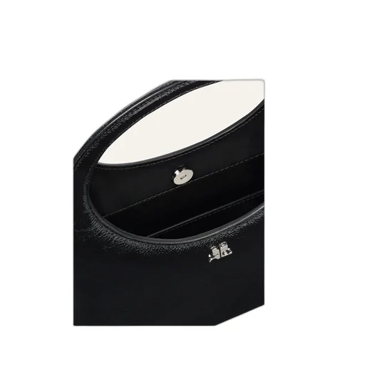 Logo Plaque Top Handle Bag
