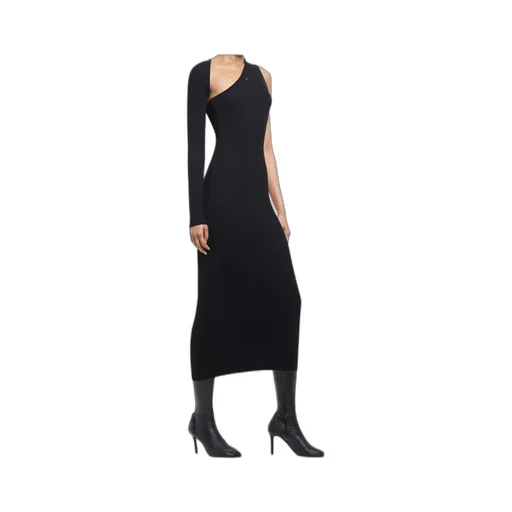 Ribbed-Knit Maxi Dress