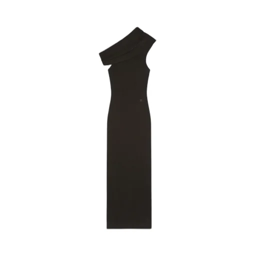Twist Rib Knit Long Dress