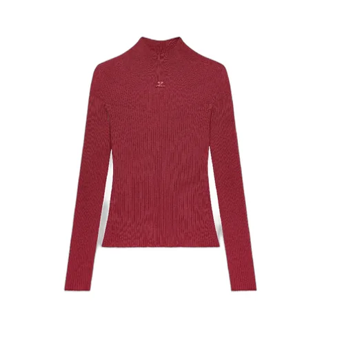 Long-Sleeve Ribbed Top