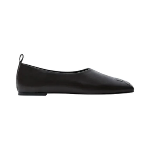 Minimal Square-Toe Loafers