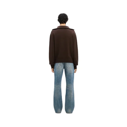 Logo-Embroidered Wool Sweater