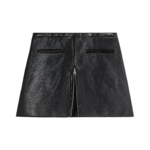 Heritage Coated Miniskirt