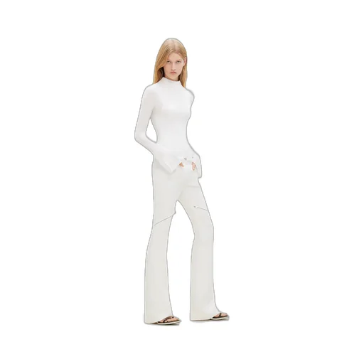 Ellipse Zipped Twill Trousers