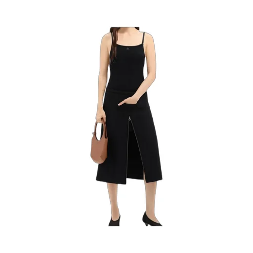 Logo Embroidered Ribbed-Knit Top