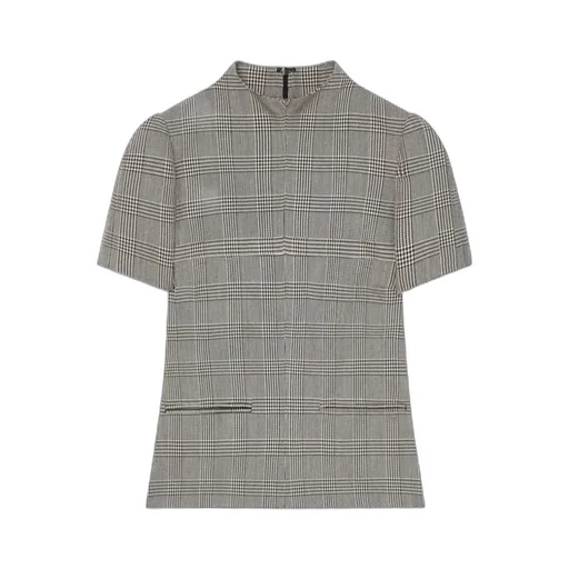 Prince Of Wales-Pattern Short-Sleeved T-Shirt