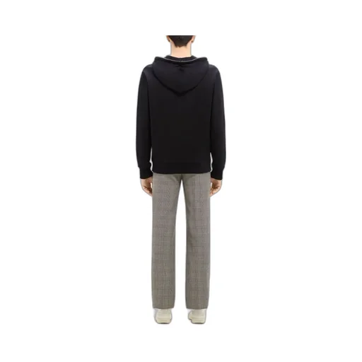 Zipped Drawstring Fleece Hoodie