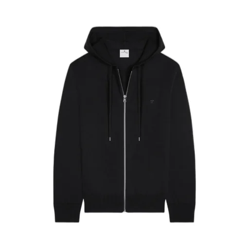 Logo Embroidered Zip-Up Jacket