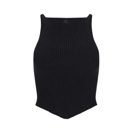 Sleeveless Knitted Top