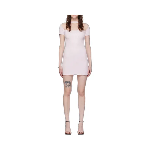 Hyperbole Ribbed Mini-Dress