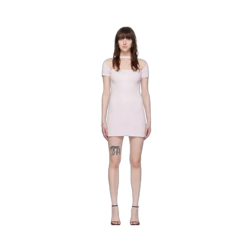 Hyperbole Ribbed Mini-Dress
