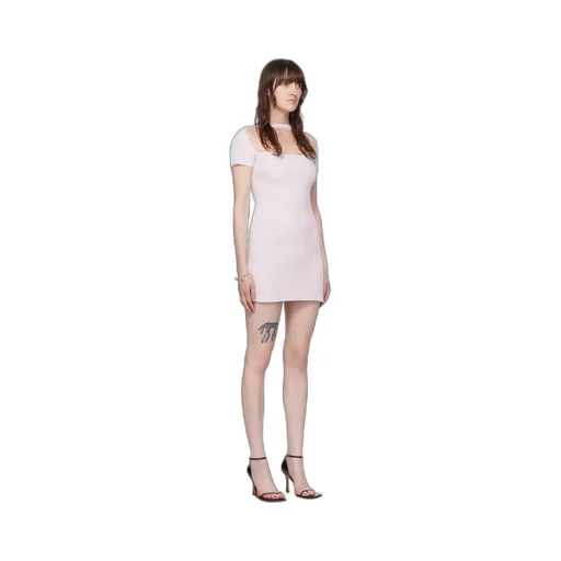 Hyperbole Ribbed Mini-Dress