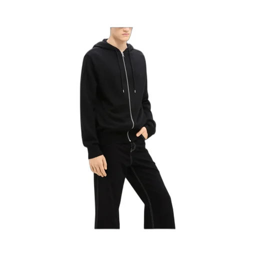 Logo Embroidered Zip-Up Jacket