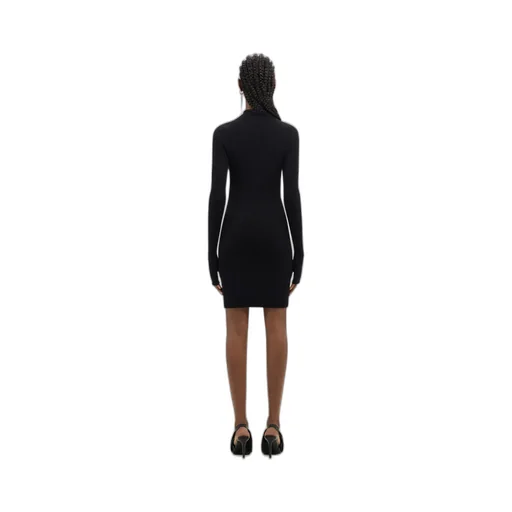 Engineered Light Rib Mockneck Mini Dress