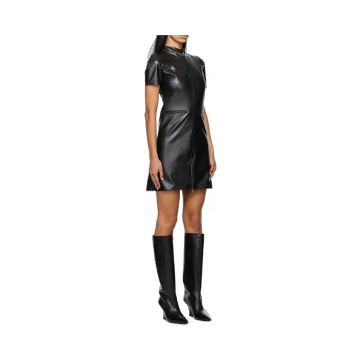 Short-Sleeved A-Line Mini Dress